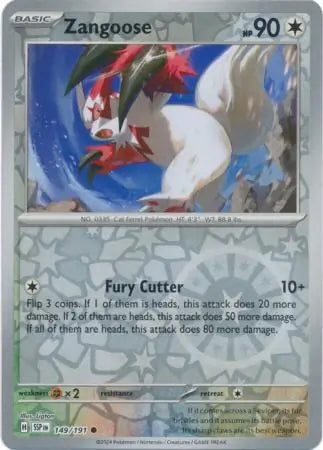 Surging Sparks Zangoose #149/191 reverse holo